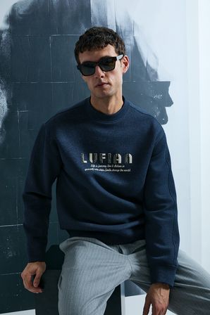 Oracle Erkek Sweatshirt Lacivert