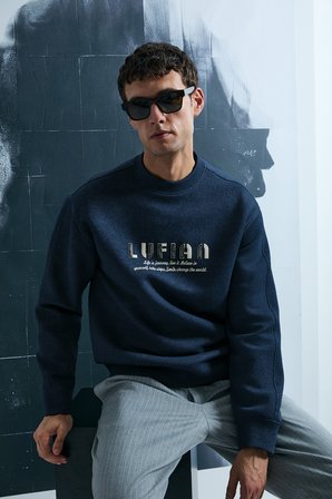 Oracle Erkek Sweatshirt Lacivert