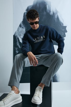 Oracle Erkek Sweatshirt Lacivert