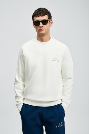 Sıgma Erkek Sweatshirt Kırık Beyaz