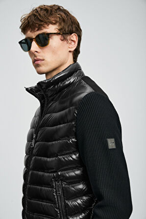 Lufian Erkek Glenn Kaz Tüyü Mont 112120243 Siyah