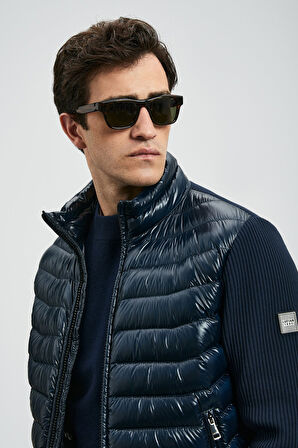 Lufian Erkek Glenn Kaz Tüyü Mont 112120243 Lacivert