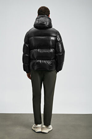 Lufian Erkek Jadon Kaz Tüyü Mont 112120249 Siyah