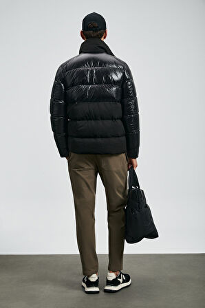 Lufian Erkek Genıous Kaz Tüyü Mont 112120253 Siyah