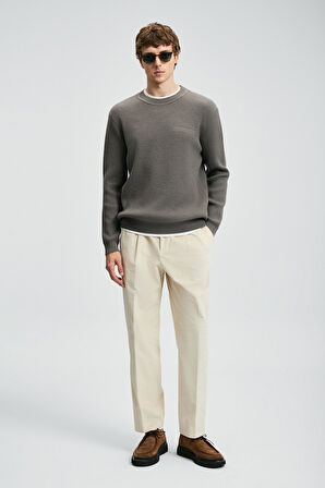 Lufian 112090172 Blend Kazak Erkek Sweatshirt