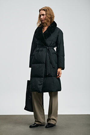 Lufian 122120048 Hermens Kaz Tüyü Kadın Mont