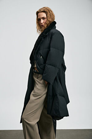 Lufian 122120048 Hermens Kaz Tüyü Kadın Mont