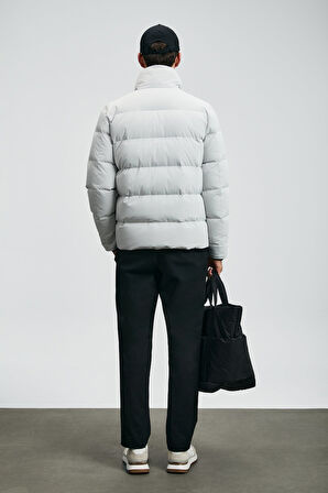 Lufian Erkek Genıous Kaz Tüyü Mont 112120258 Açık Gri