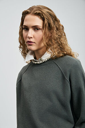 Lufian Kadın Holly Kazak 122090036 Duman Yeşili