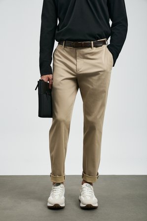 Rumı Smart Erkek Chino Pantolon Slim Fit Bej