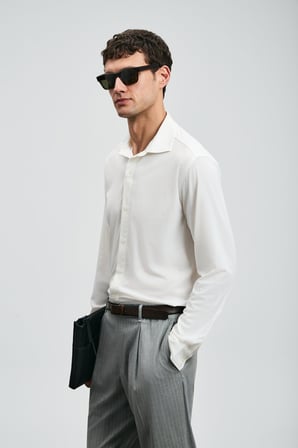 Lufian,Carl,Erkek,Gömlek,112010668,Beyaz,Xs