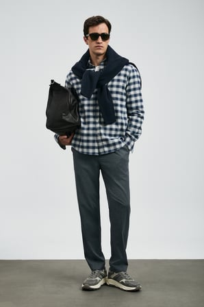 Duke Erkek Basic Gömlek Regular Fit Lacivert
