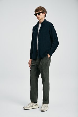 Drew Erkek Basic Gömlek Regular Fit Lacivert