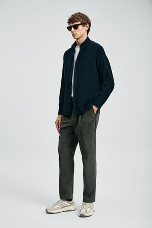 Drew Erkek Basic Gömlek Regular Fit Lacivert
