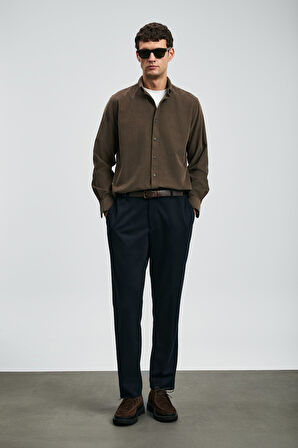 Lufian Erkek Gömlek Drew 112010682 Haki