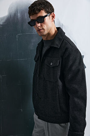 Lufian Good Erkek Örme Ceket 112120262 Siyah