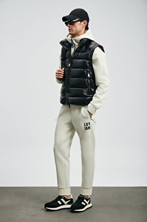 Lufian Erkek Peter Kaz Tüyü Yelek 112130028 Siyah