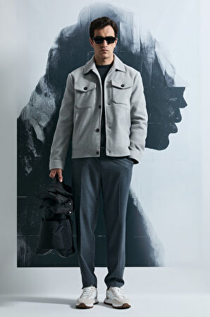 Lufian Erkek Good Örme Ceket 112120262 Gri