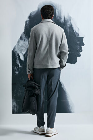 Lufian Erkek Good Örme Ceket 112120262 Gri