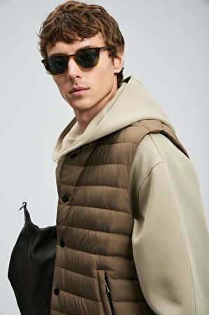 Lufian 112130027 Soon Kaz Tüyü Erkek Yelek