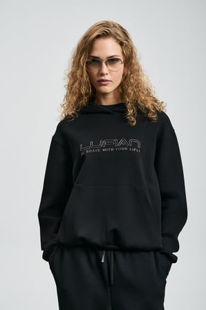 Cassa Kadın Örme Sweatshırt Siyah