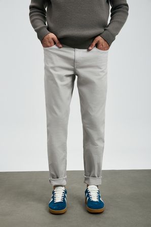 Helt Spor 5 Cep Erkek Pantolon Slim Fit Gri