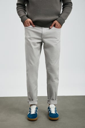 Helt Spor 5 Cep Erkek Pantolon Slim Fit Gri