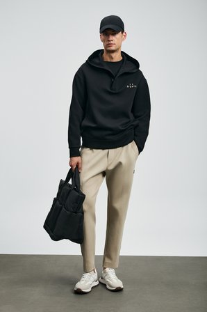 Road Erkek Sweatshirt Siyah