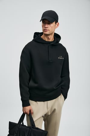 Road Erkek Sweatshirt Siyah