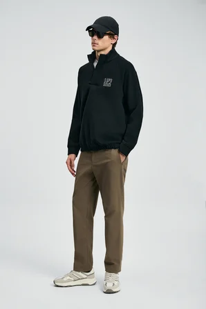 Hazel Erkek Sweatshirt Siyah