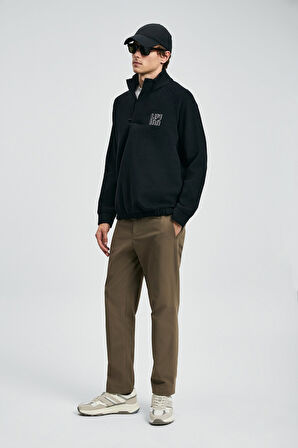 Lufian Erkek Hazel Sweatshirt 112030190 Siyah