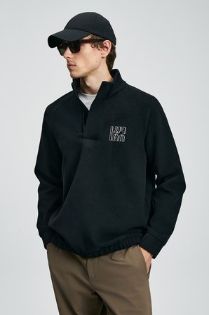 Hazel Erkek Sweatshirt Siyah