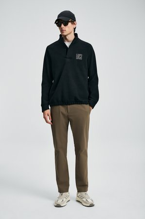 Hazel Erkek Sweatshirt Siyah