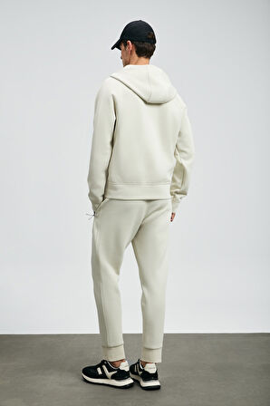 Lufian Erkek Ice Eşofman Üst 112050079 Kırık Beyaz