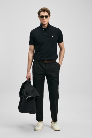 Laon Smart Erkek Polo Tişört Siyah