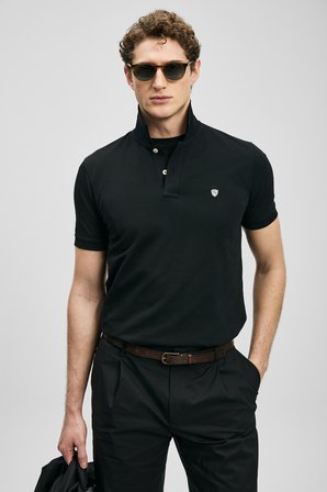 Laon Smart Erkek Polo Tişört Siyah