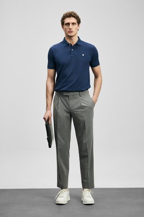 Laon Smart Erkek Polo Tişört Açık Lacivert