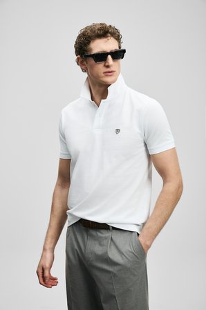 Laon Smart Erkek Polo Tişört Beyaz