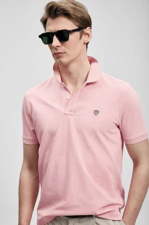 Laon Smart Erkek Polo Tişört Pembe