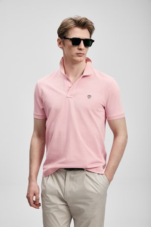 Laon Smart Erkek Polo Tişört Pembe