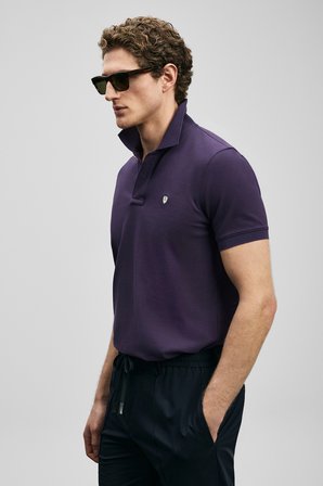 Laon Smart Erkek Polo Tişört Mor