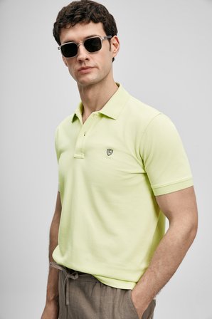 Laon Smart Erkek Polo Tişört Açık Sarı