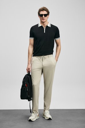 Calep Smart Erkek Chino Pantolon Slim Fit Bej