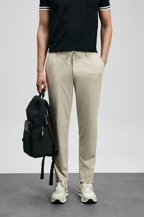 Calep Smart Erkek Chino Pantolon Slim Fit Bej