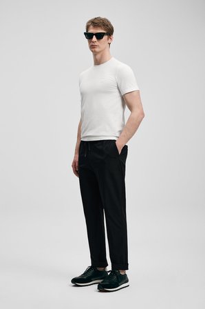 Lufian Erkek Daxon Smart Slim Fit Chino Pantolon 111190359 Siyah