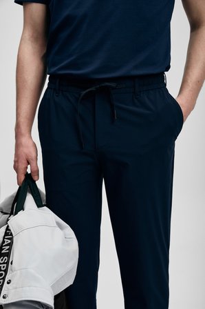 Lufian Erkek Daxon Smart Slim Fit Chino Pantolon 111190359 Lacivert