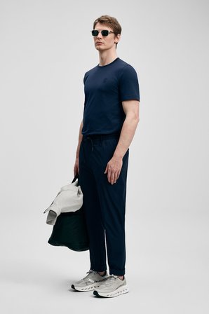 Lufian Erkek Daxon Smart Slim Fit Chino Pantolon 111190359 Lacivert