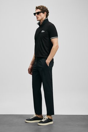 Eron Smart Erkek Chino Pantolon Slim Fit Siyah