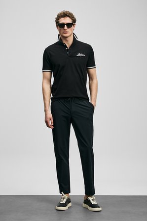 Eron Smart Erkek Chino Pantolon Slim Fit Siyah