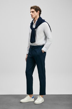 Eron Smart Erkek Chino Pantolon Slim Fit Lacivert